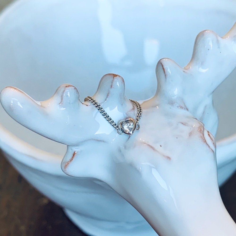 Sprited Heart Chain Ring-Retired - Picture 5 of 6